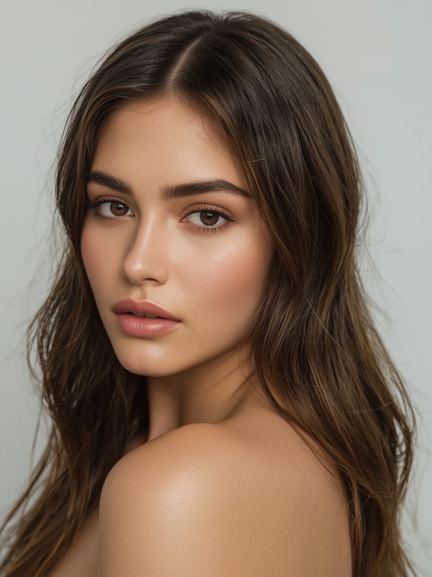 Butterfly Haircut Long Hair For Round Face: Micro Braid Accents