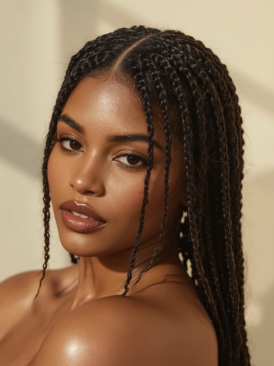 Latest Hair Braids: Space Buns with Braids