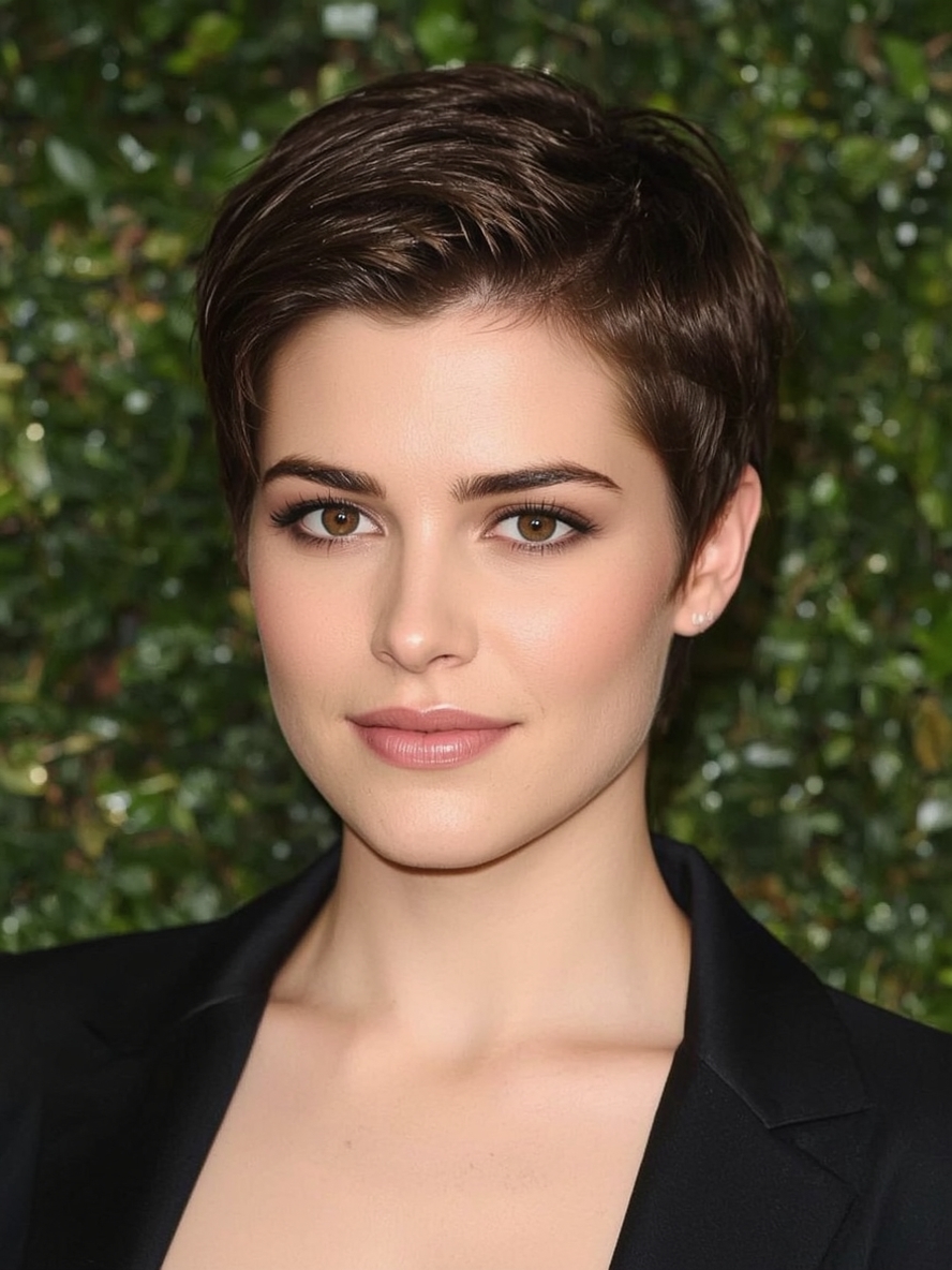 Blunt Chin Length Bob Short Haircuts For Thin Fine Hair
