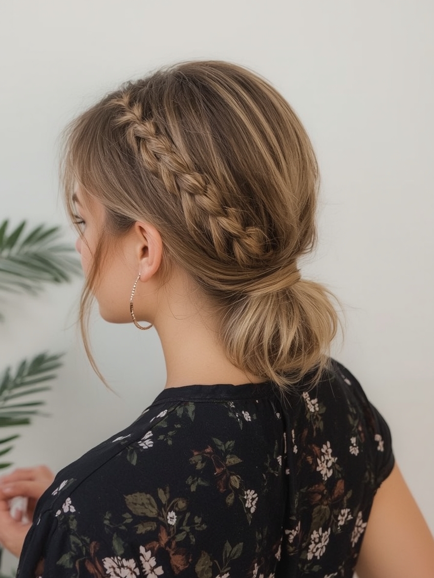 Hair Styles Braids: Space Buns Braids
