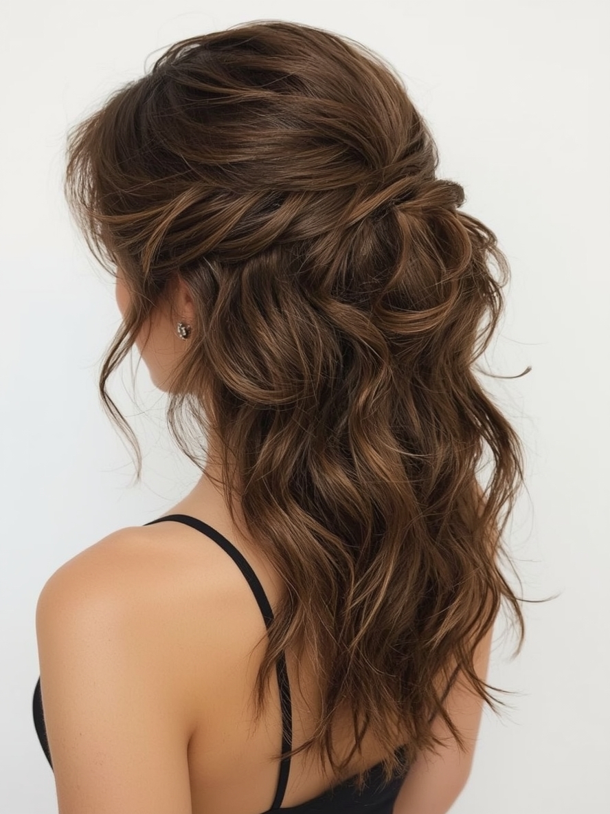 Grad Hairstyles: Hollywood Glamour Updo