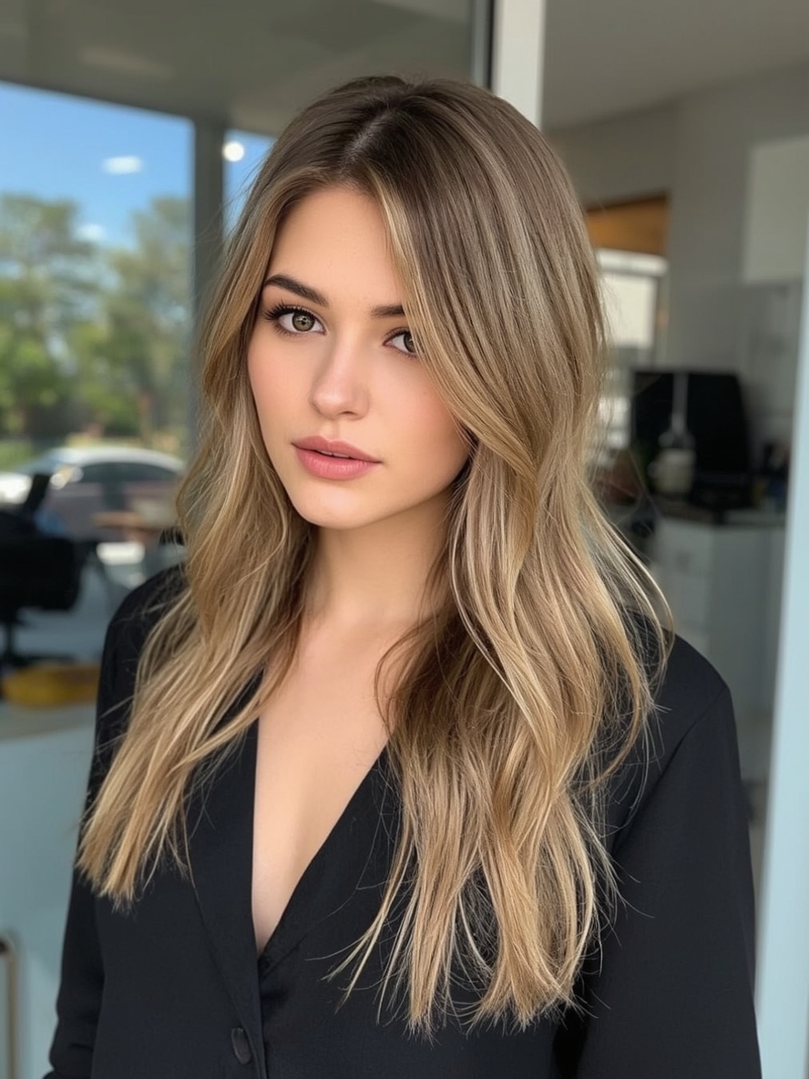 Looks With Textured Lob Hair