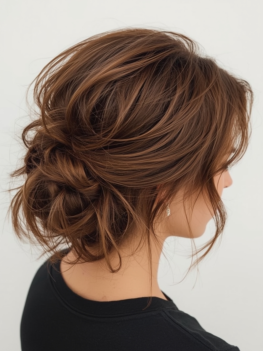 Chocolate Copper Headband Braid