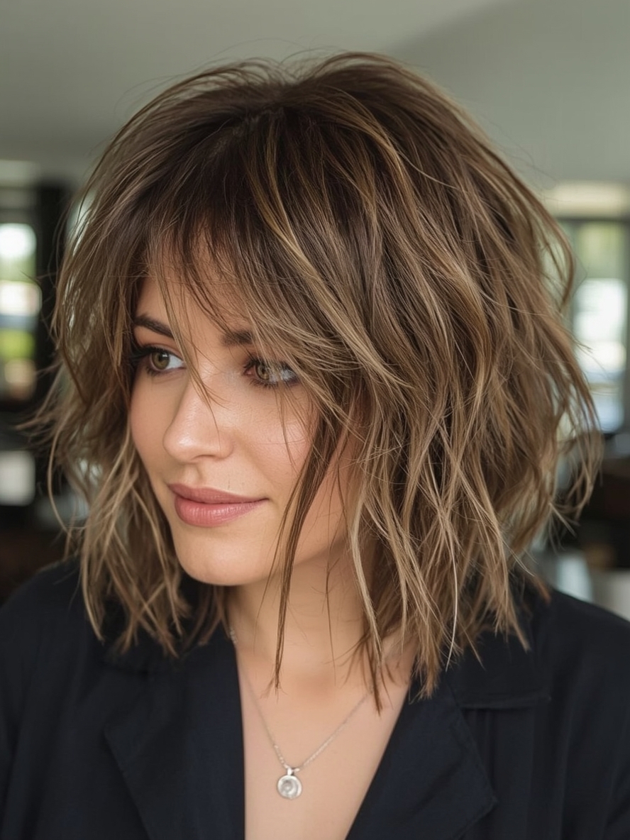 Short Messy Haircuts for Women: The Wavy Pixie with Volume