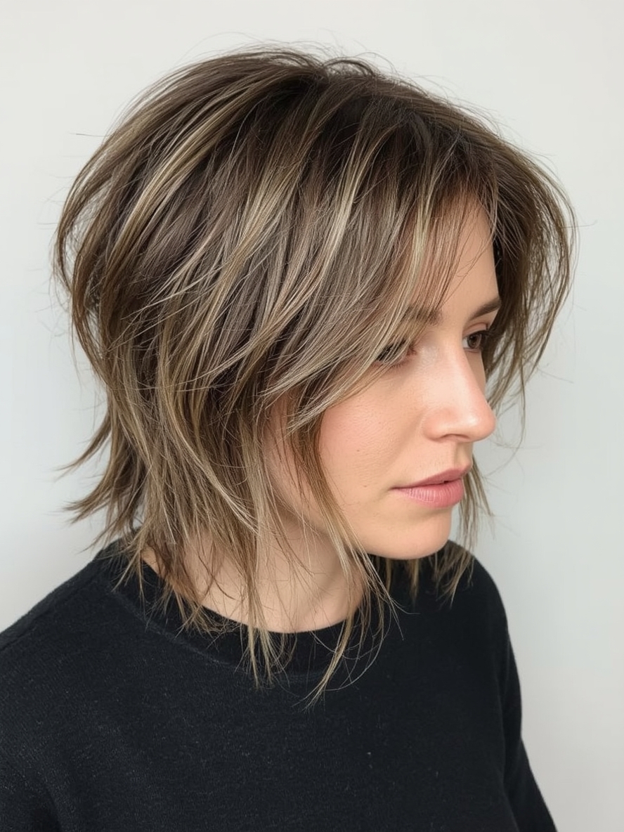 Hairstyles For Thin Fine Hair Over 60: Sleek, Straight Bob with a Shine Serum