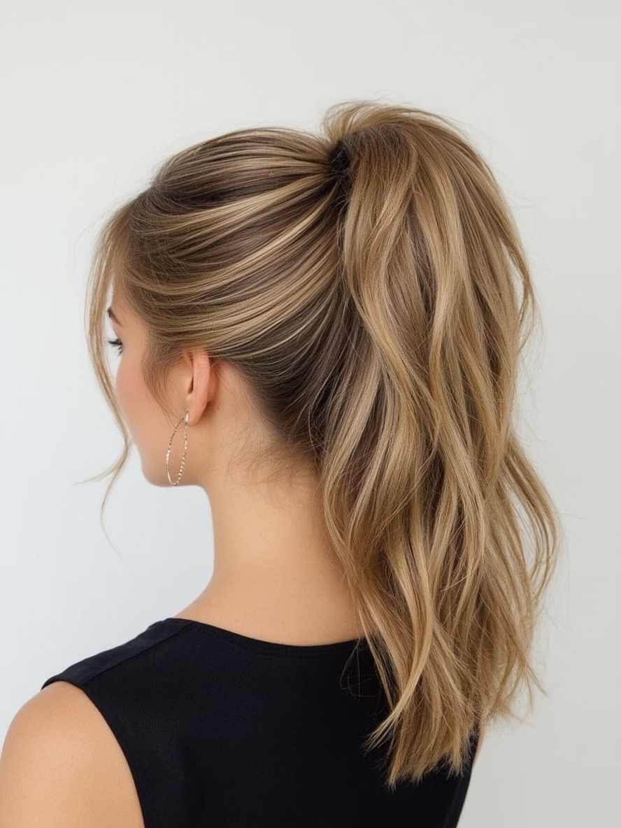 Bridesmaids Hairstyles: Side-Swept Curls with Barrettes