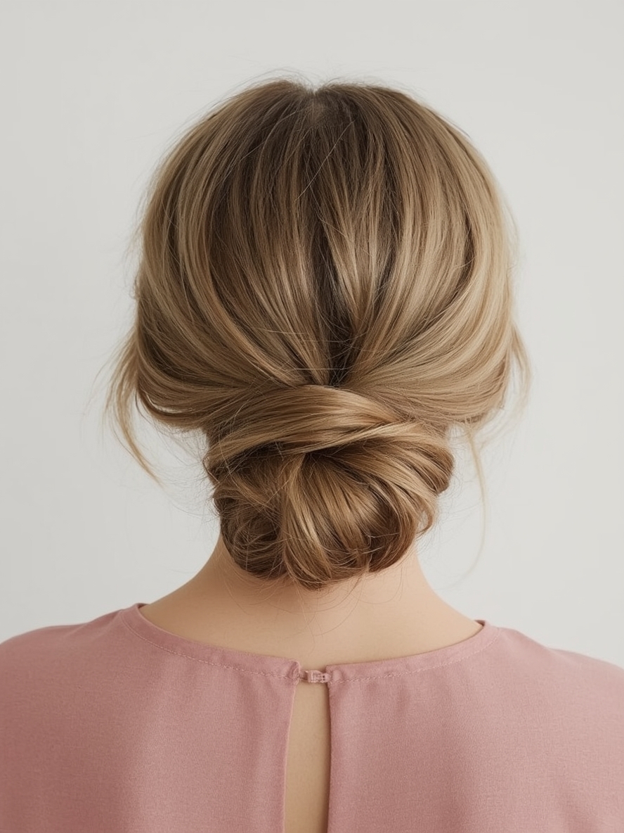 Bridesmaids Hairstyles: Braided Headband with Loose Curls