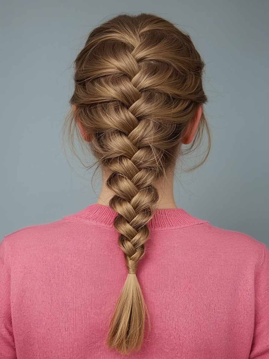 Hair Styles Braids: Braided Top Knot
