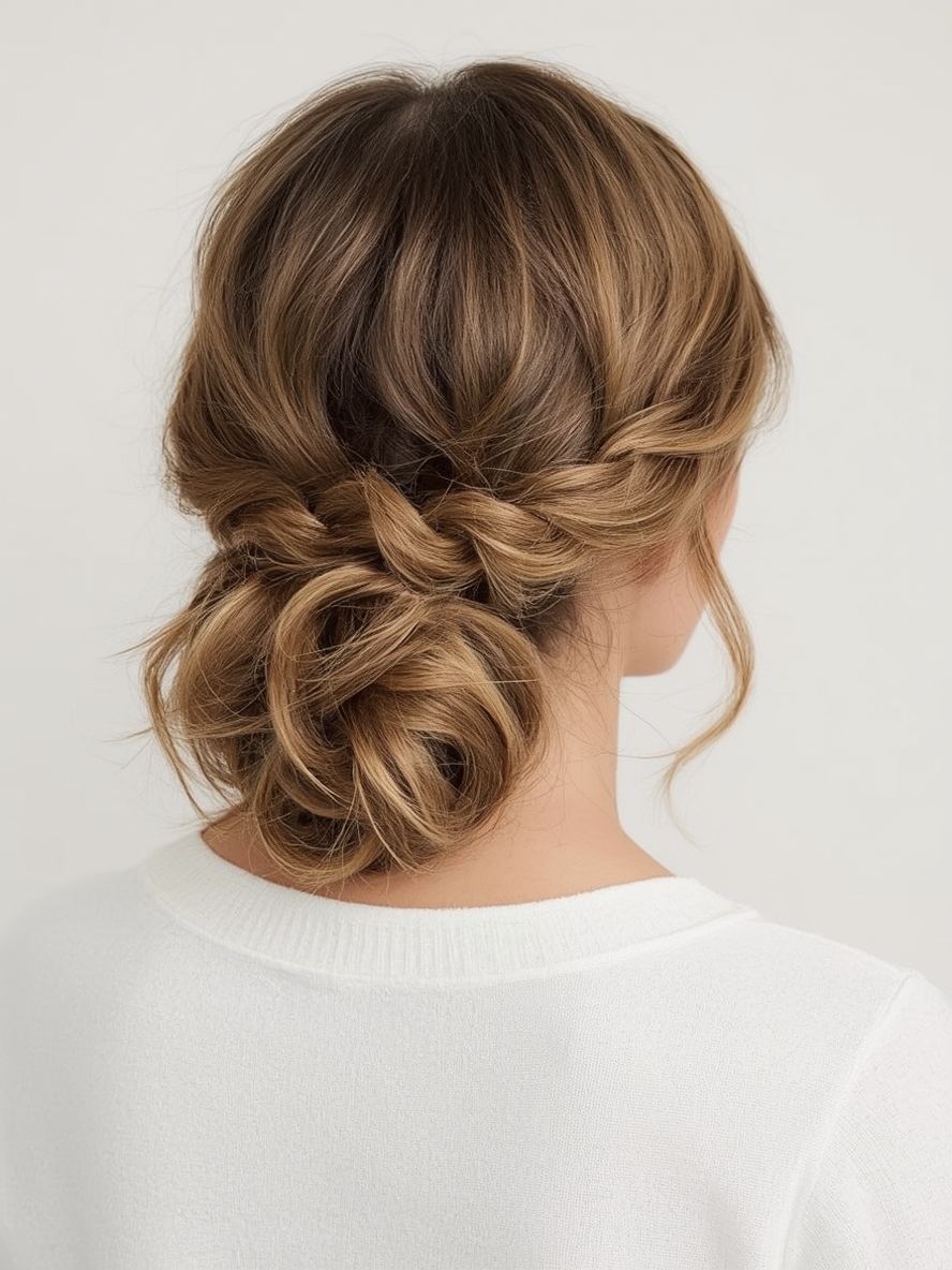 Bridesmaids Hairstyles: Sleek French Twist