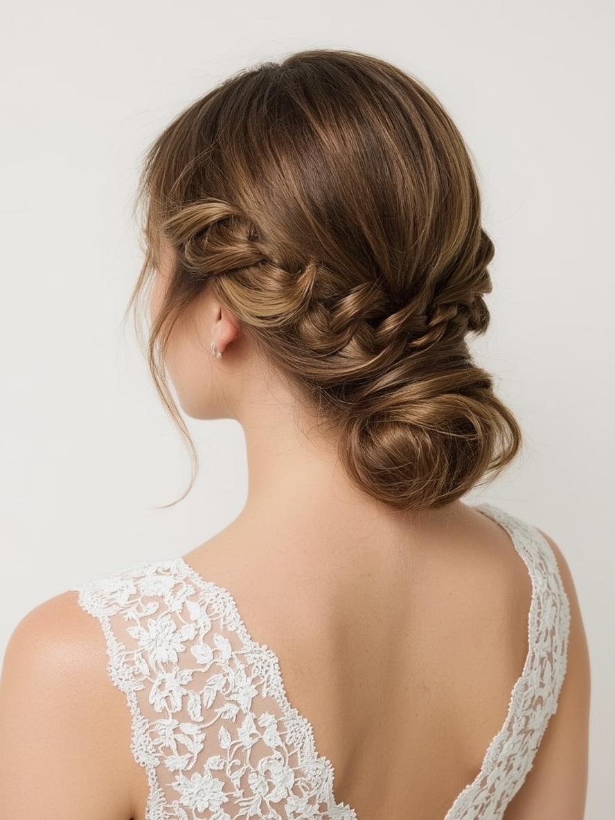 Bridesmaids Hairstyles: Boho Waves with a Flower Crown