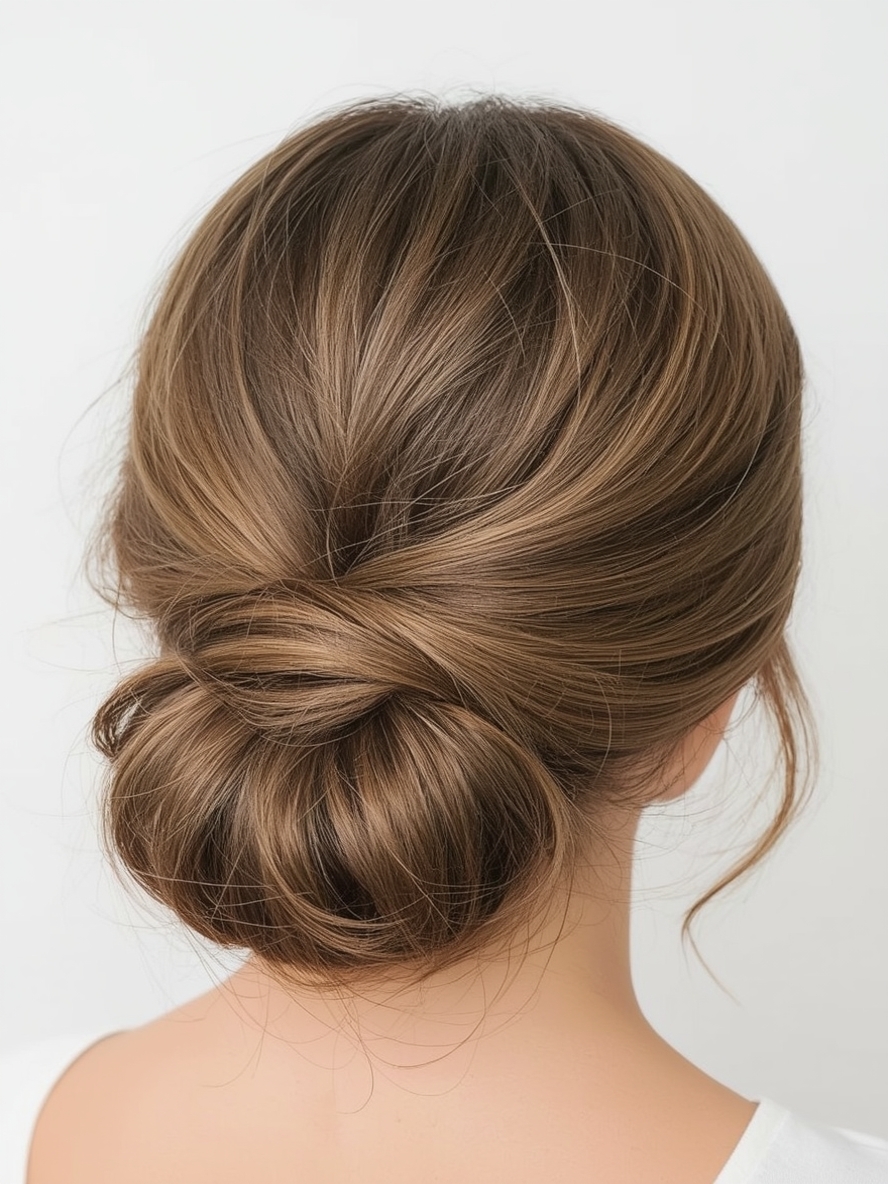 Bridesmaids Hairstyles: Fishtail Braid Updo