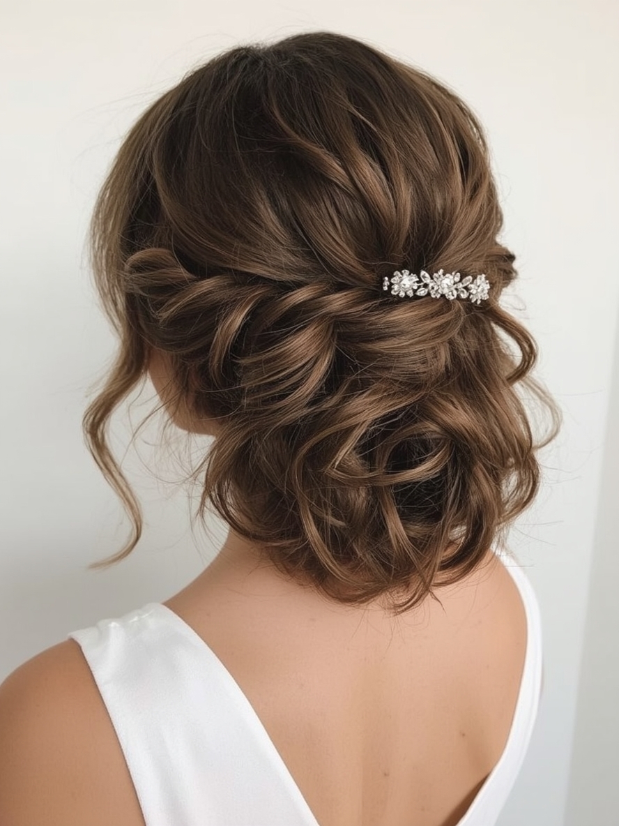 Bridesmaids Hairstyles: Waterfall Braid