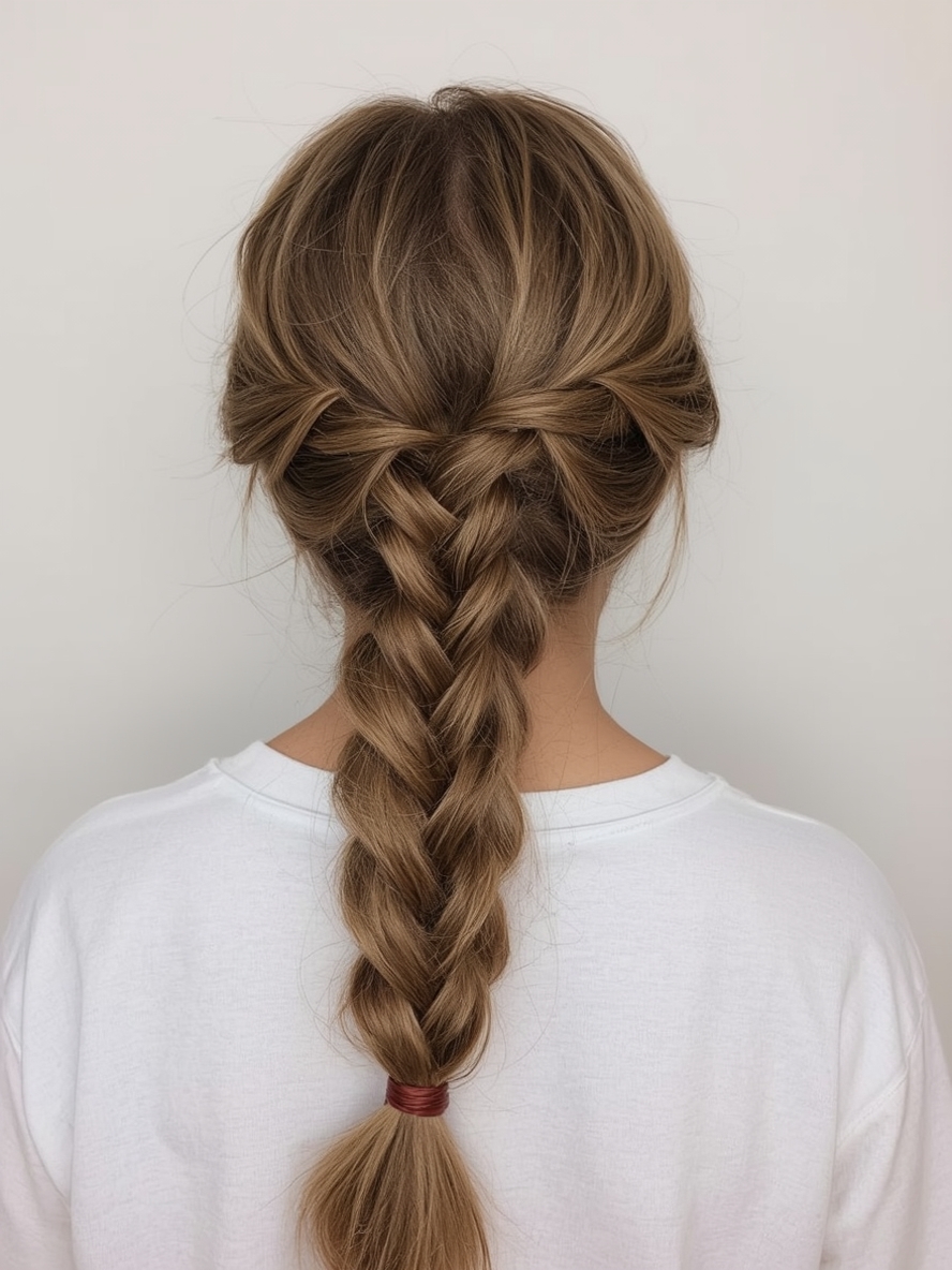 Hair Styles Braids: Twisted Crown Braid