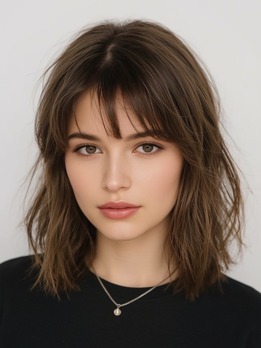 Shoulder Length Hair Thin Fine with Braids