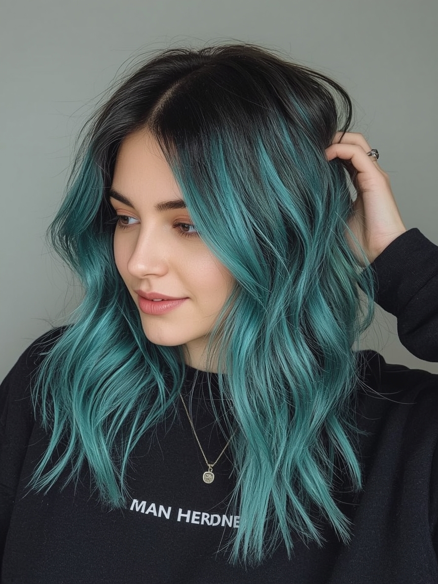 Undercolor Hair with Chocolate Brown Cute Hair Colors