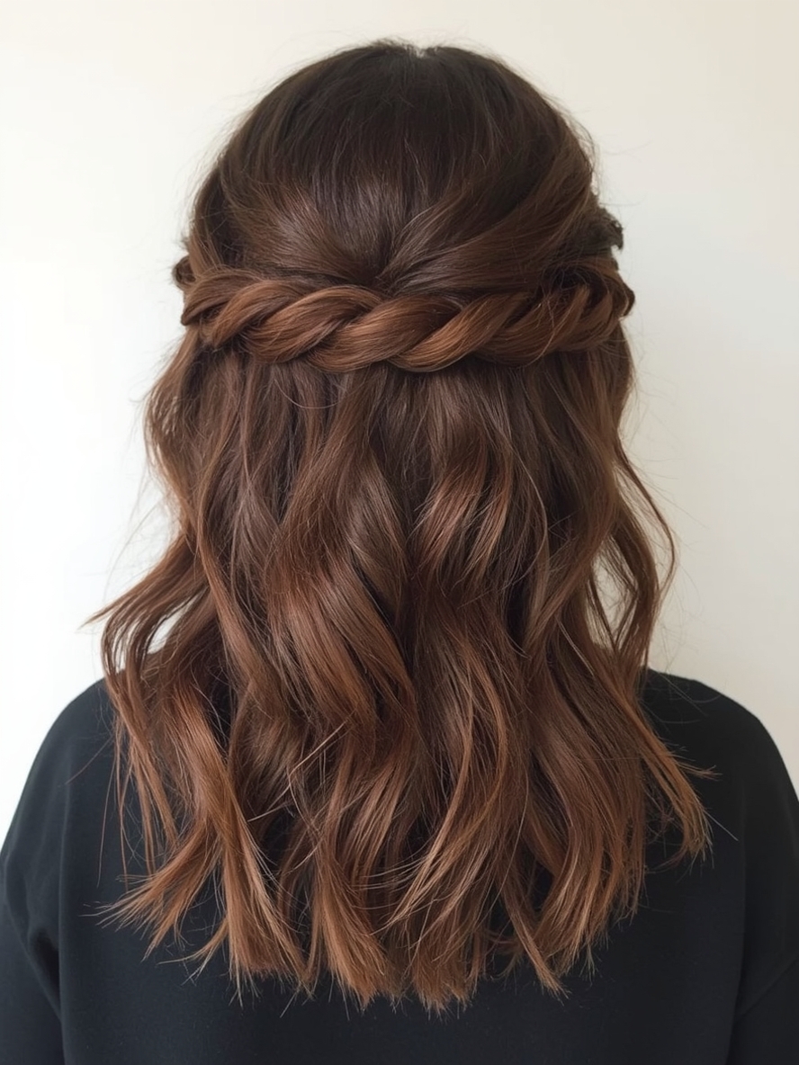 Chocolate Copper Fishtail Braid