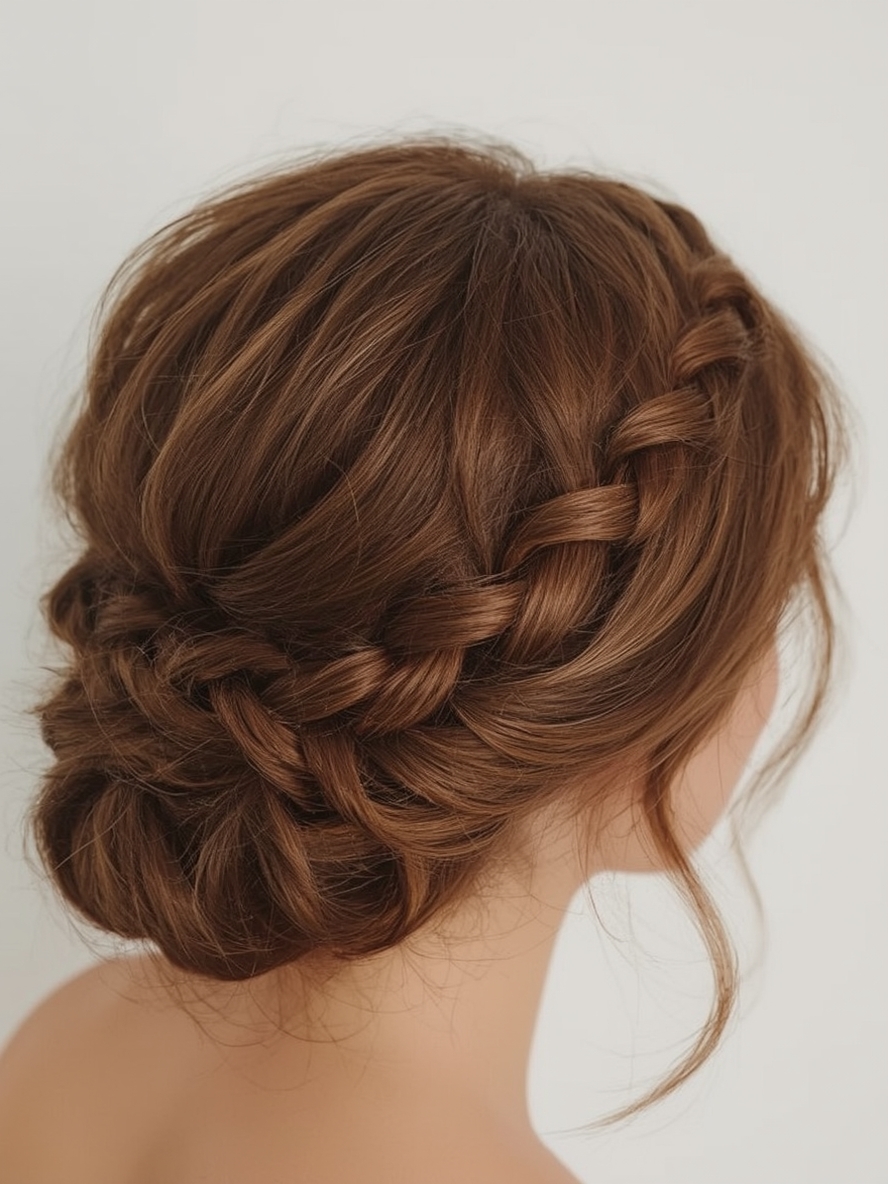 Chocolate Copper Waterfall Braid