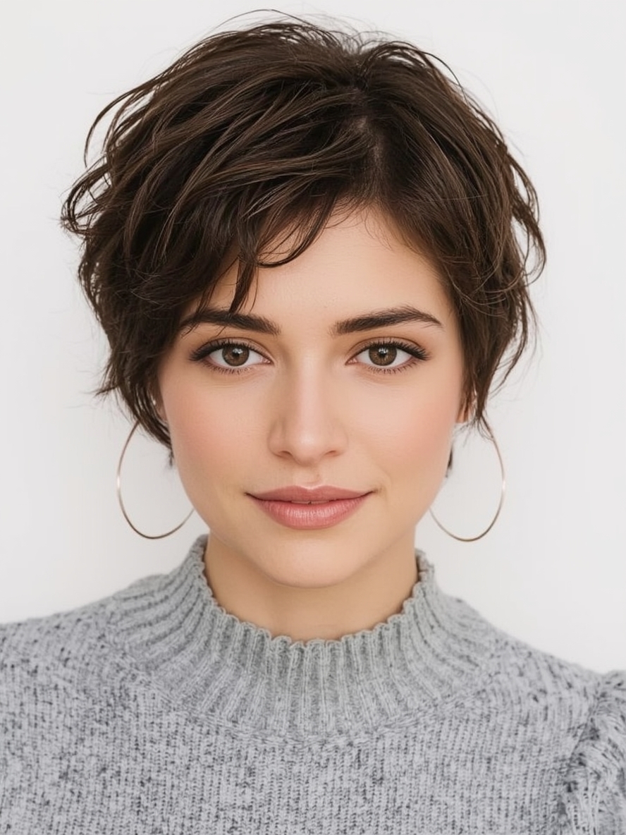 Textured Crop Short Haircuts For Thin Fine Hair