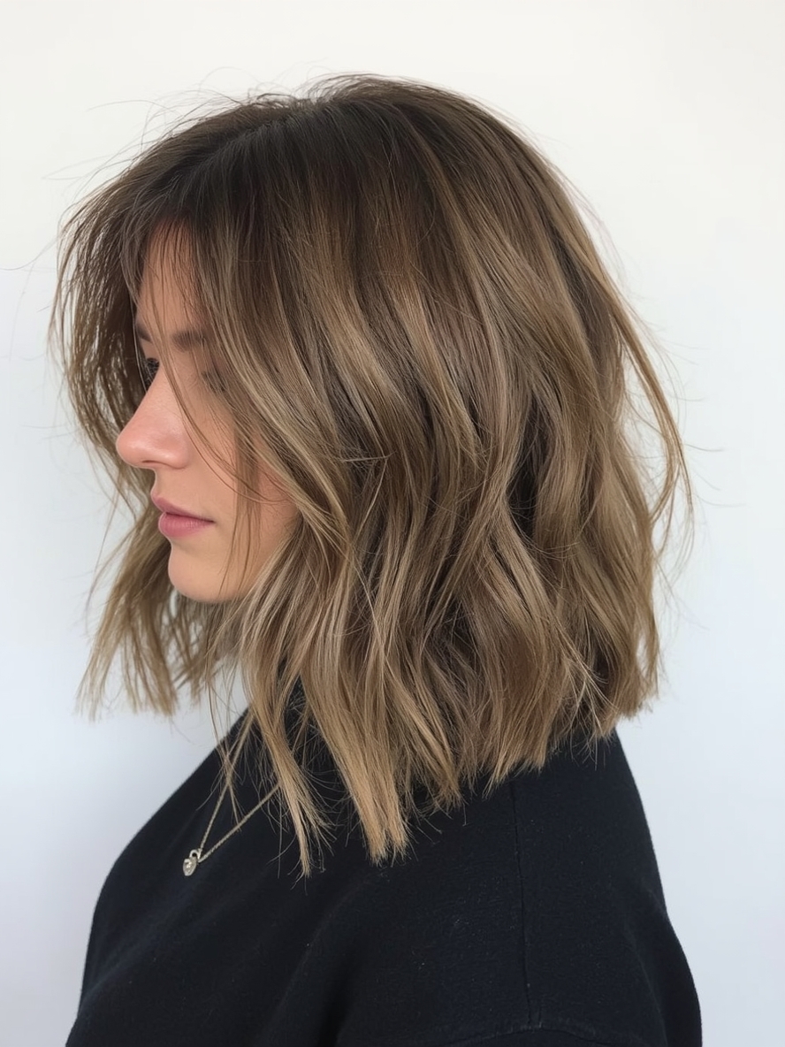 Shoulder Length Braided Hairstyle For Thin Fine Hair