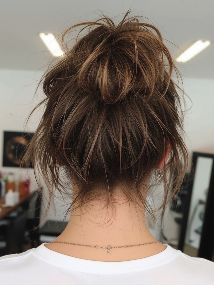 Shoulder Length Low Ponytail For Thin Fine Hair