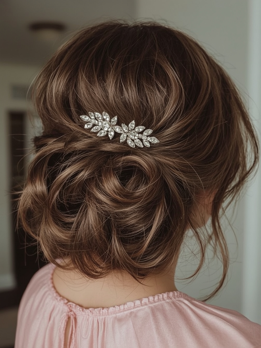 Graduation hairstyles half up half down