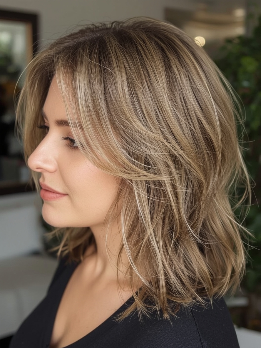 Hairstyle For Thin Fine Hair Over 50: Graduated Bob