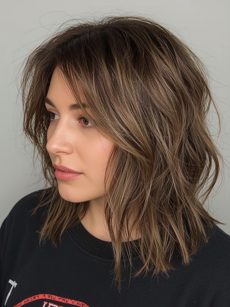 Hairstyles For Thin Fine Hair Over 60: Stacked Layers in the Back