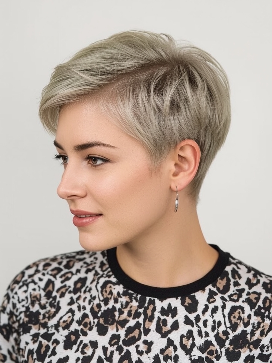 Hairstyles For Thin Fine Hair Over 60: Angled Bob