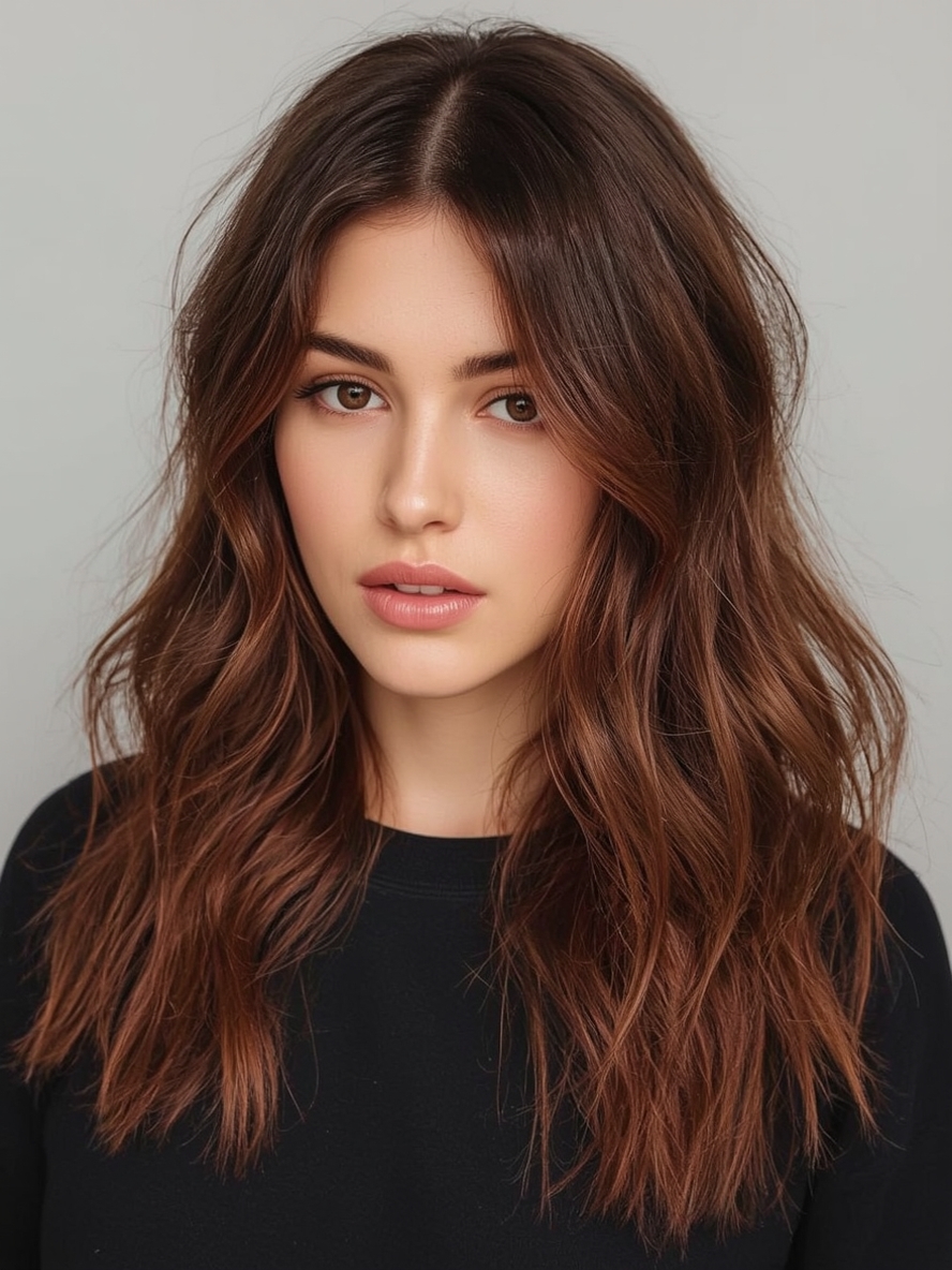 Brunette Summer Hair 2025: Espresso Bean Lowlights