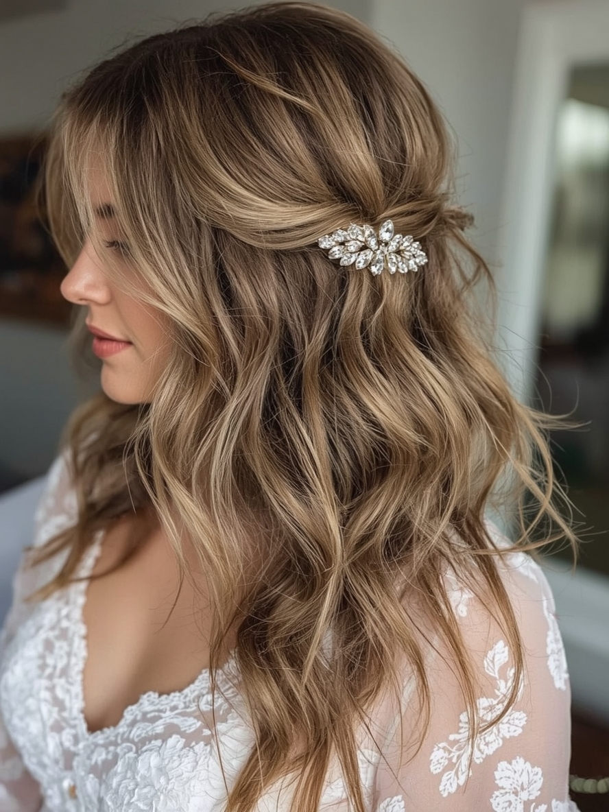 Bridesmaids Hairstyles: Romantic Loose Waves