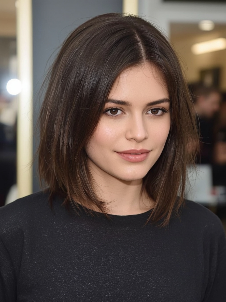 Hairstyles For Thin Fine Hair Over 60: Feathered Layers