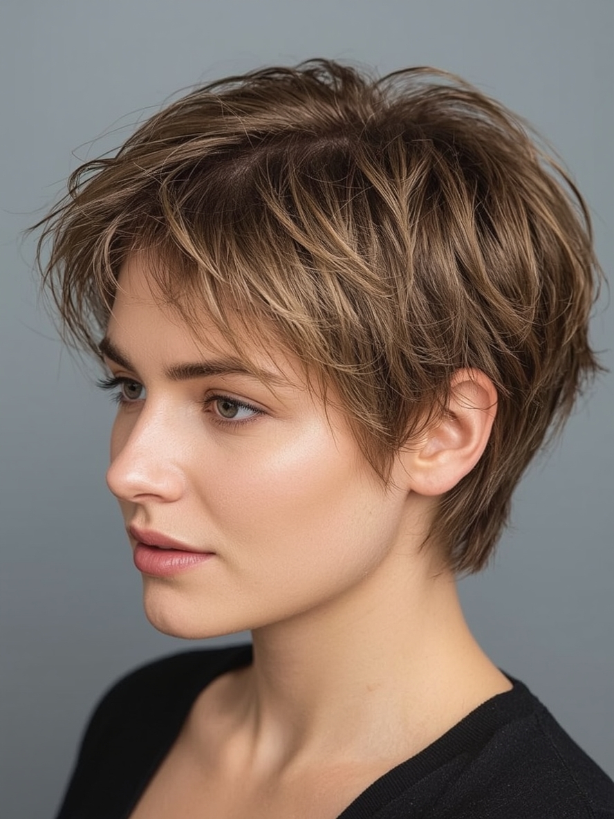 Funky Short Hair: The Vibrant Color Pop