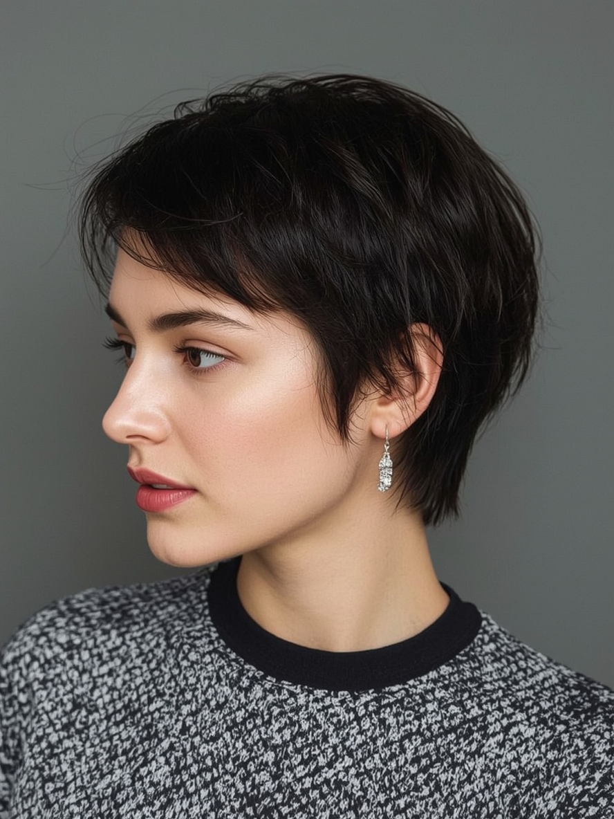Funky Short Hair: The Tousled Crop