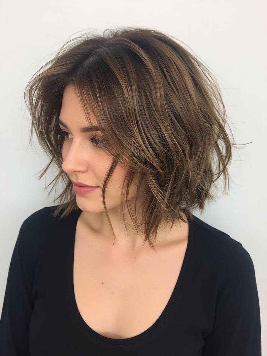 Bob For Thin Hair Older Women: The Chin-Length Inverted Bob