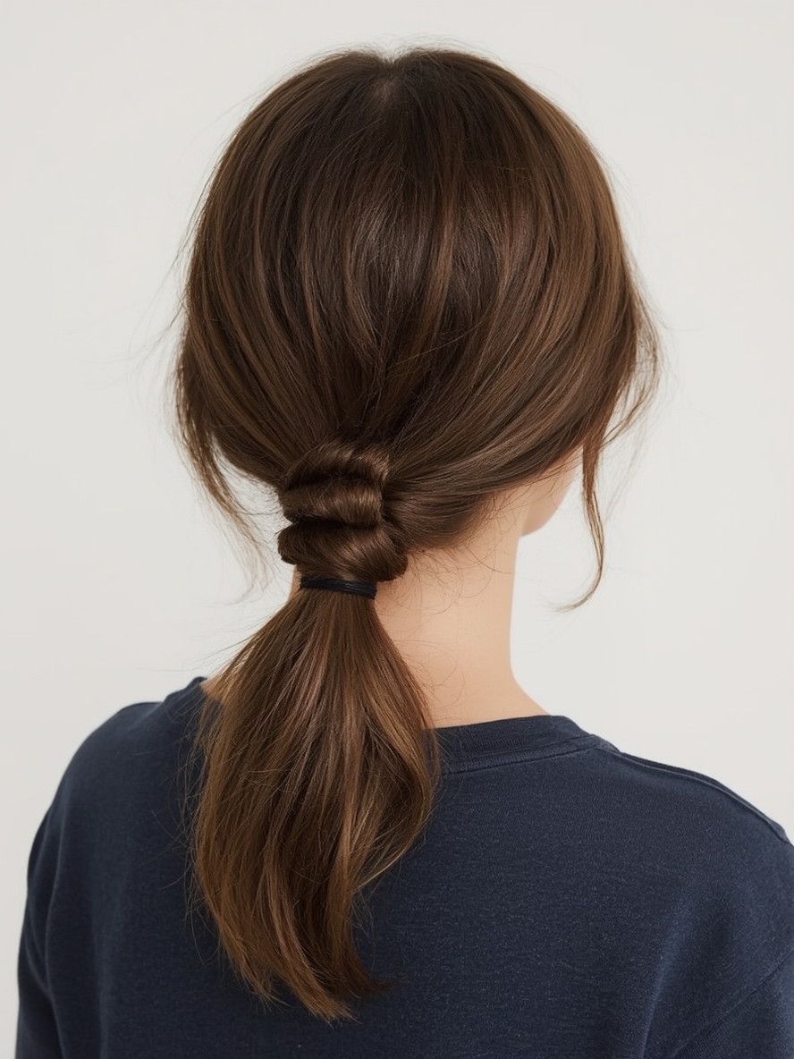 Grad Hairstyles: High Bun with Face-Framing Pieces