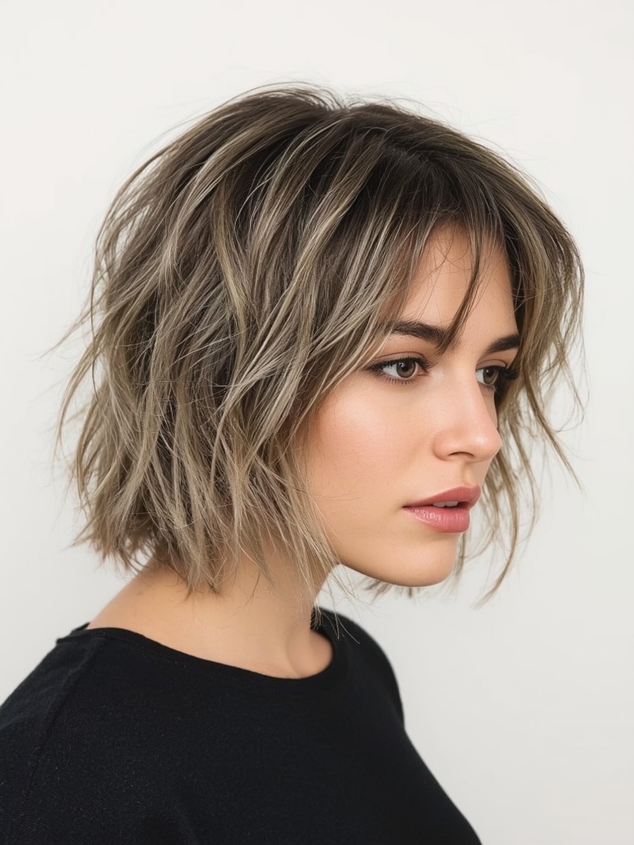 Funky Short Hair: The Angled Bob