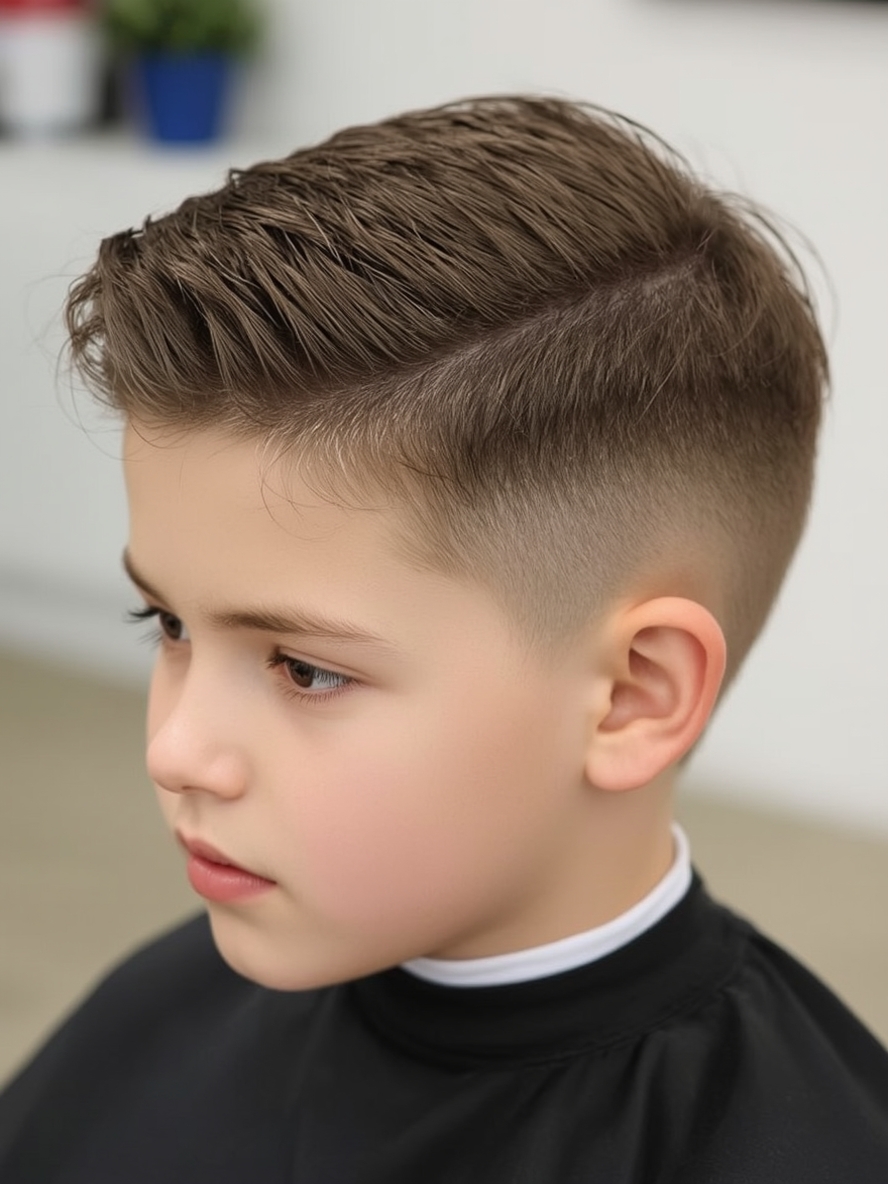 Classic Bob Boys Summer Haircut