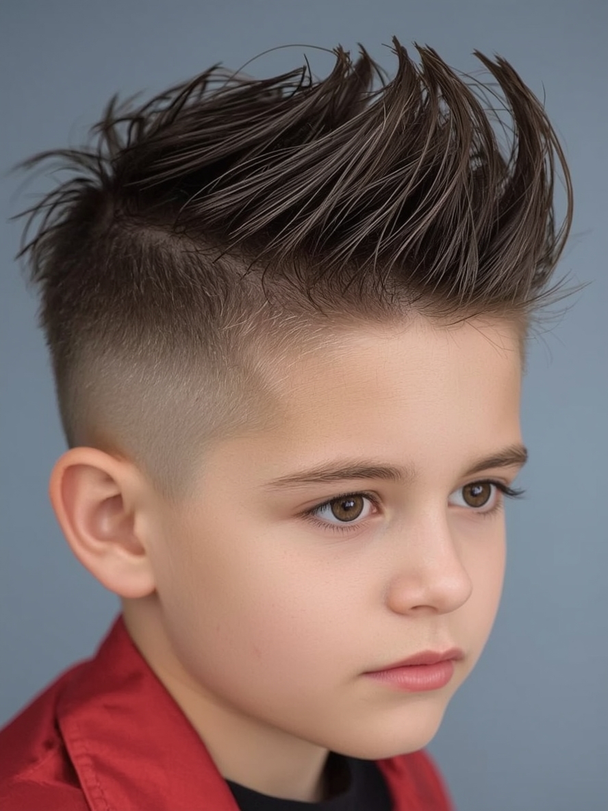 Caesar Cut Boys Summer Haircut