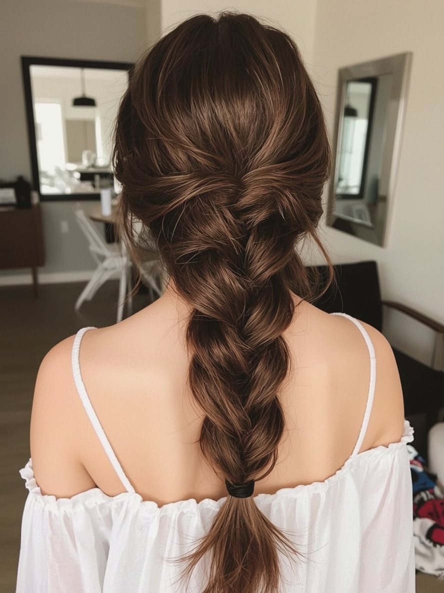 Grad Hairstyles: Twisted Updo