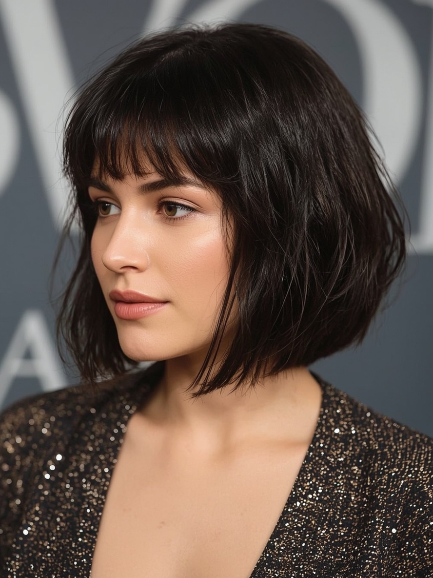Bob For Thin Hair Older Women: The Choppy Bob