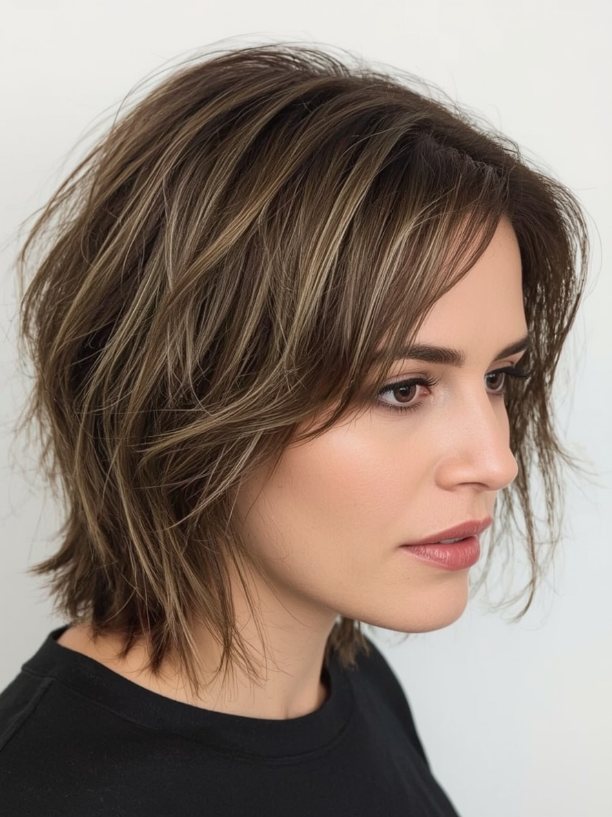 Bob For Thin Hair Older Women: The Wavy Bob
