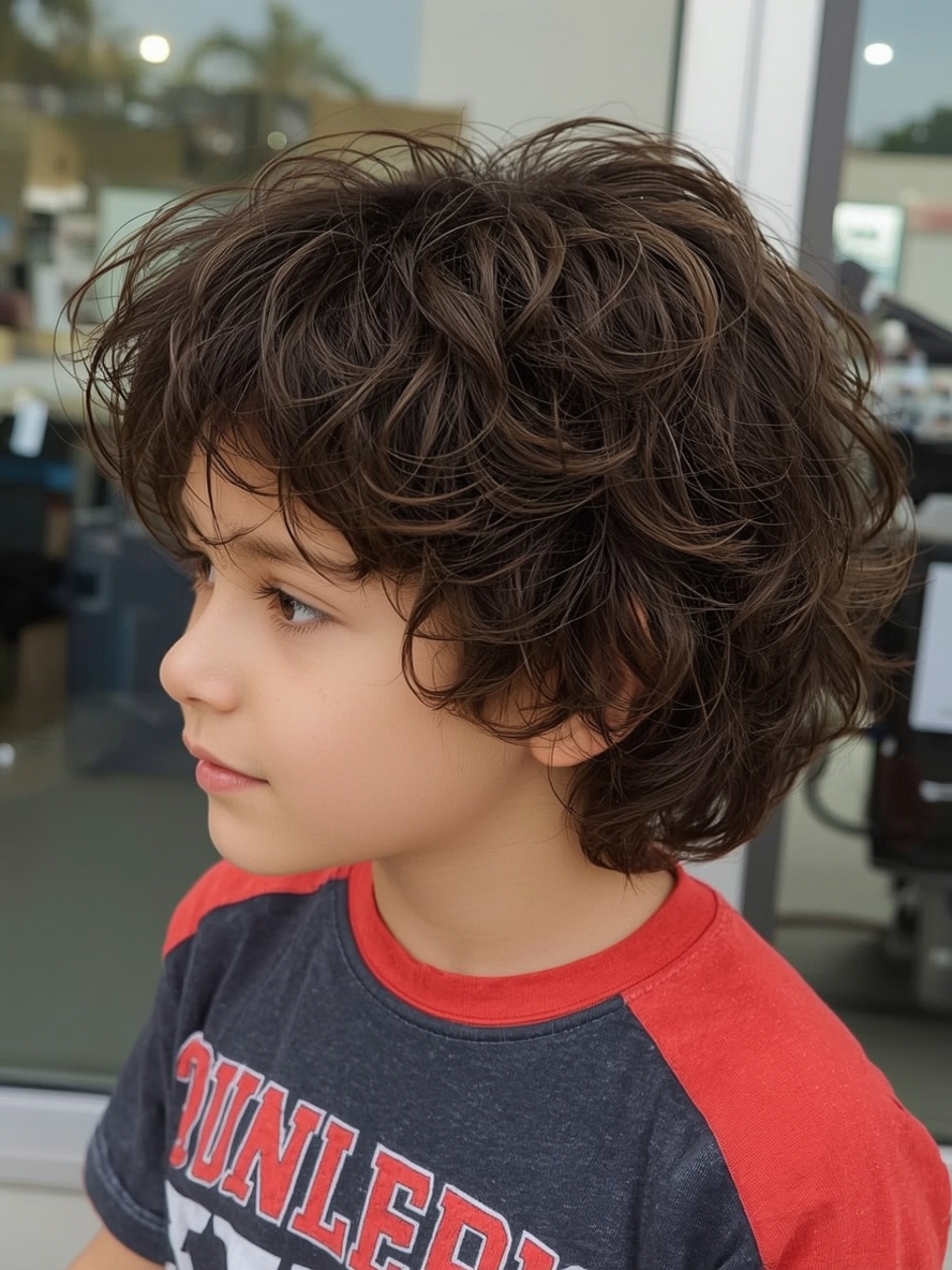 Taper Fade Boys Summer Haircut