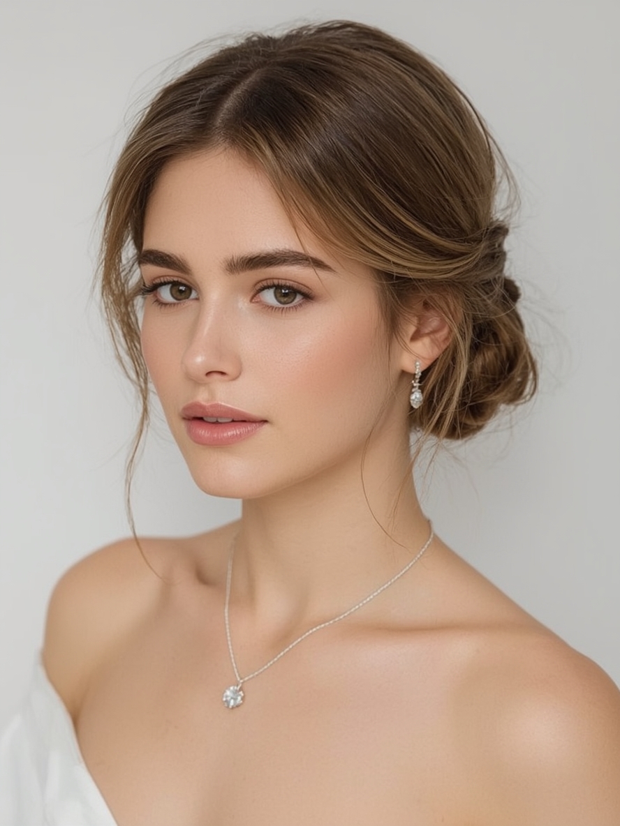 Guest Hair: Messy Bun with Tendrils