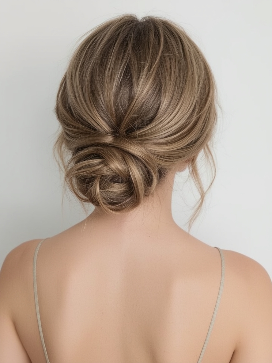 Guest Hair: Twisted Low Ponytail