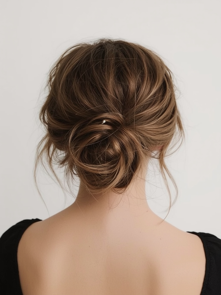 Guest Hair: Curly Updo with Embellishments