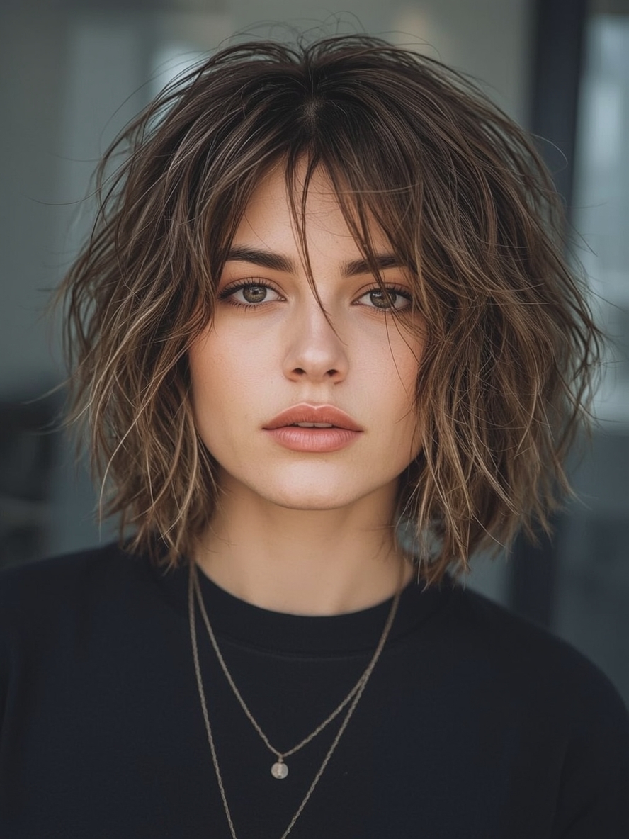 Bob For Thin Hair Older Women: The Side-Swept Bob