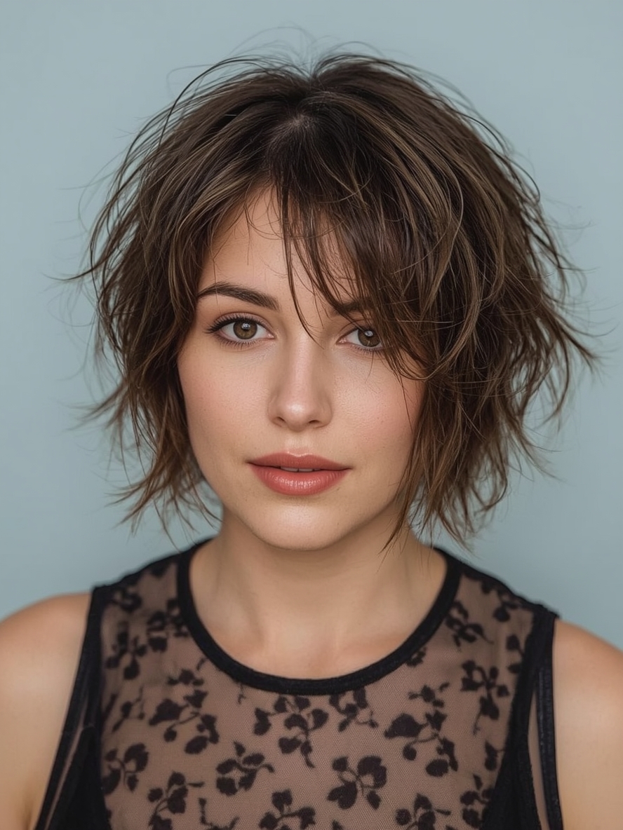 Bob For Thin Hair Older Women: The Textured Bob