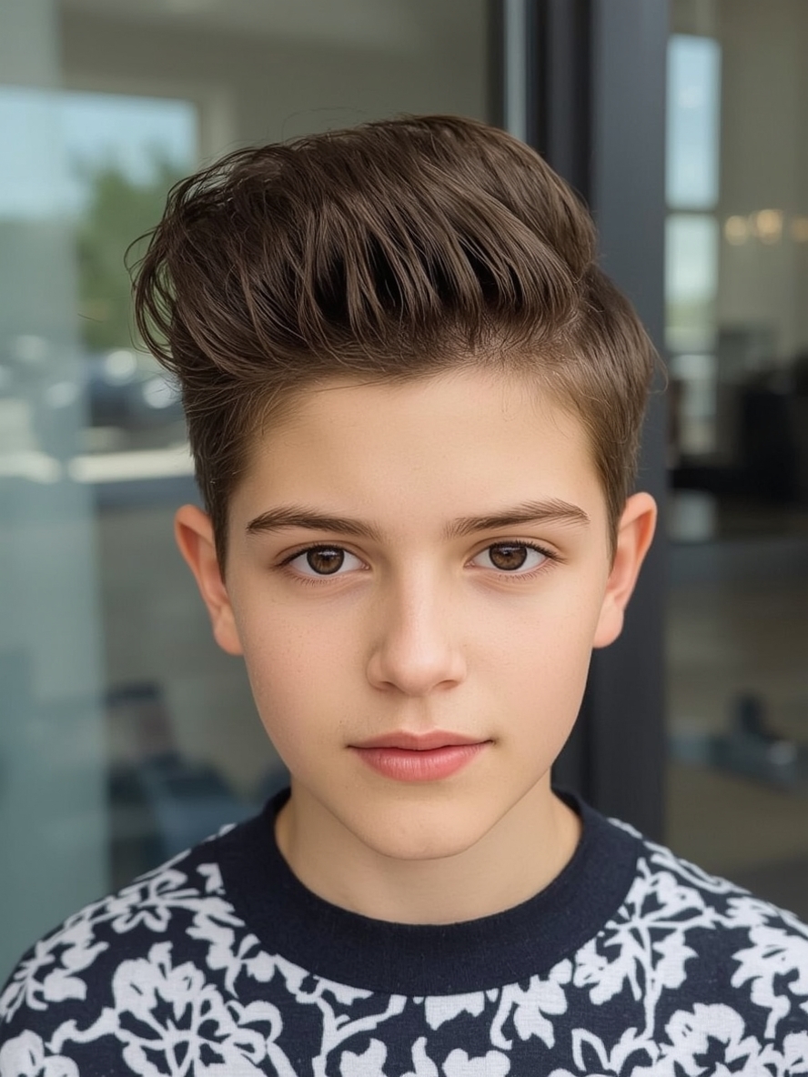Bowl Cut Boys Summer Haircut