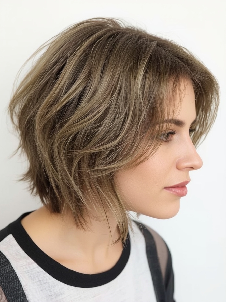 Bob For Thin Hair Older Women: The Angled Bob