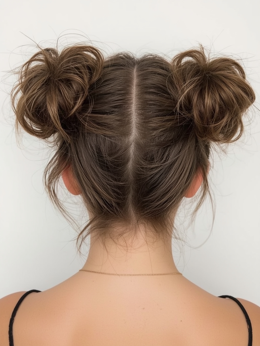 Easy Summer Hairstyles: Space Buns
